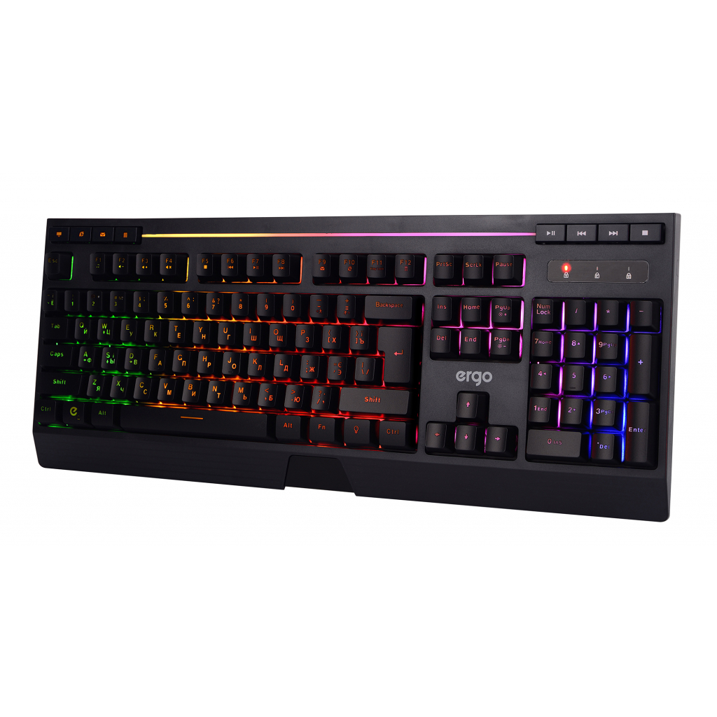 Клавиатура Ergo KB-612 USB Black (KB-612) - 4