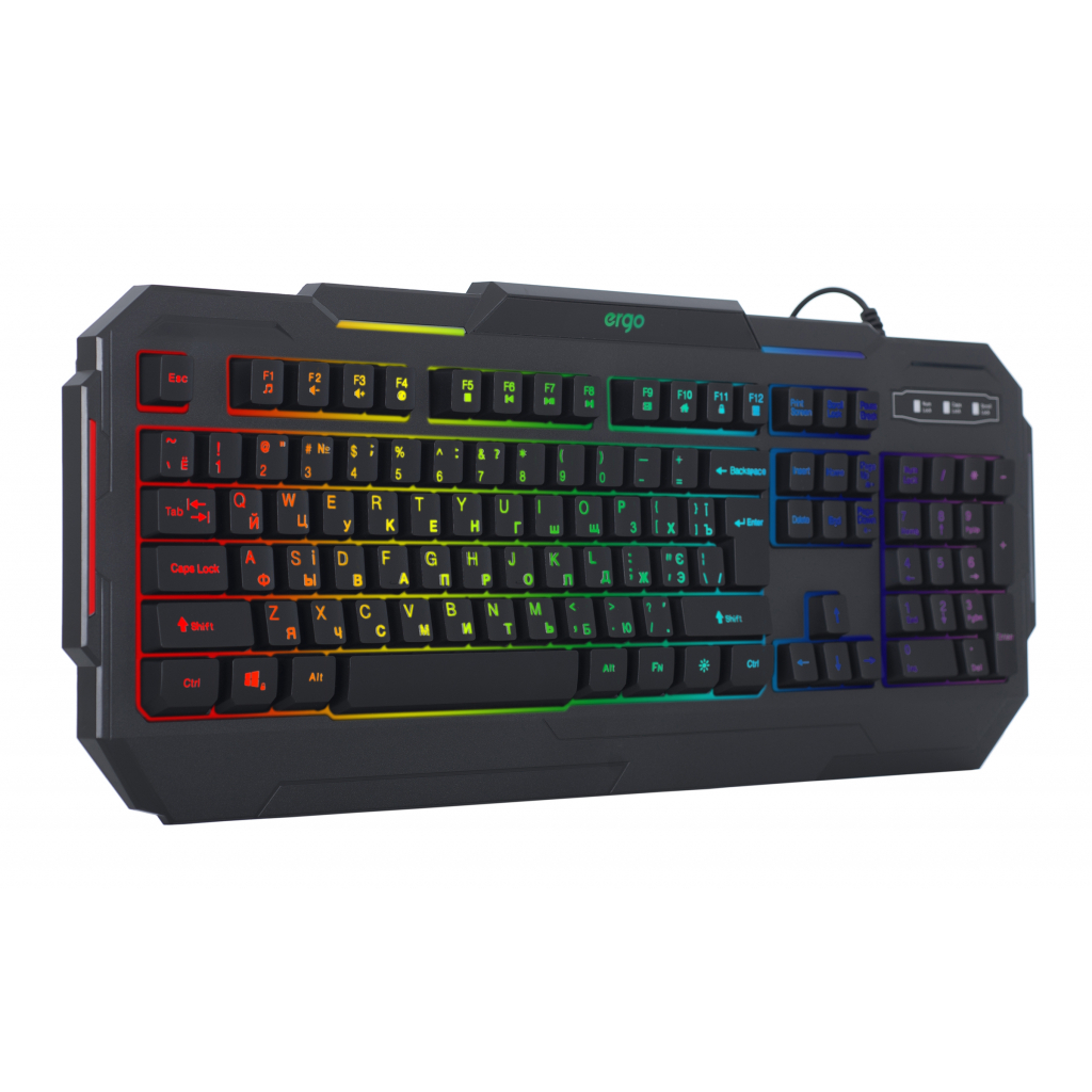 Клавиатура Ergo KB-680 USB Black (KB-680) - 2