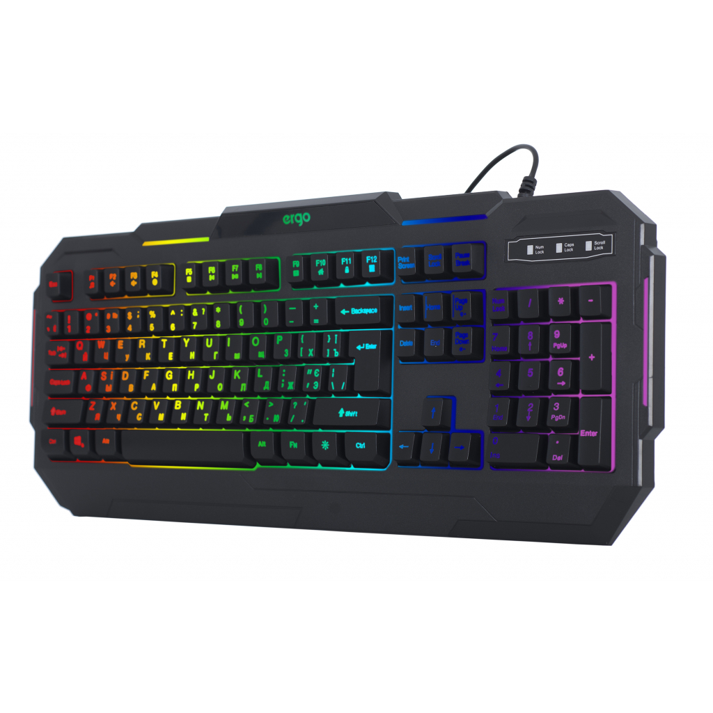 Клавиатура Ergo KB-680 USB Black (KB-680) - 3