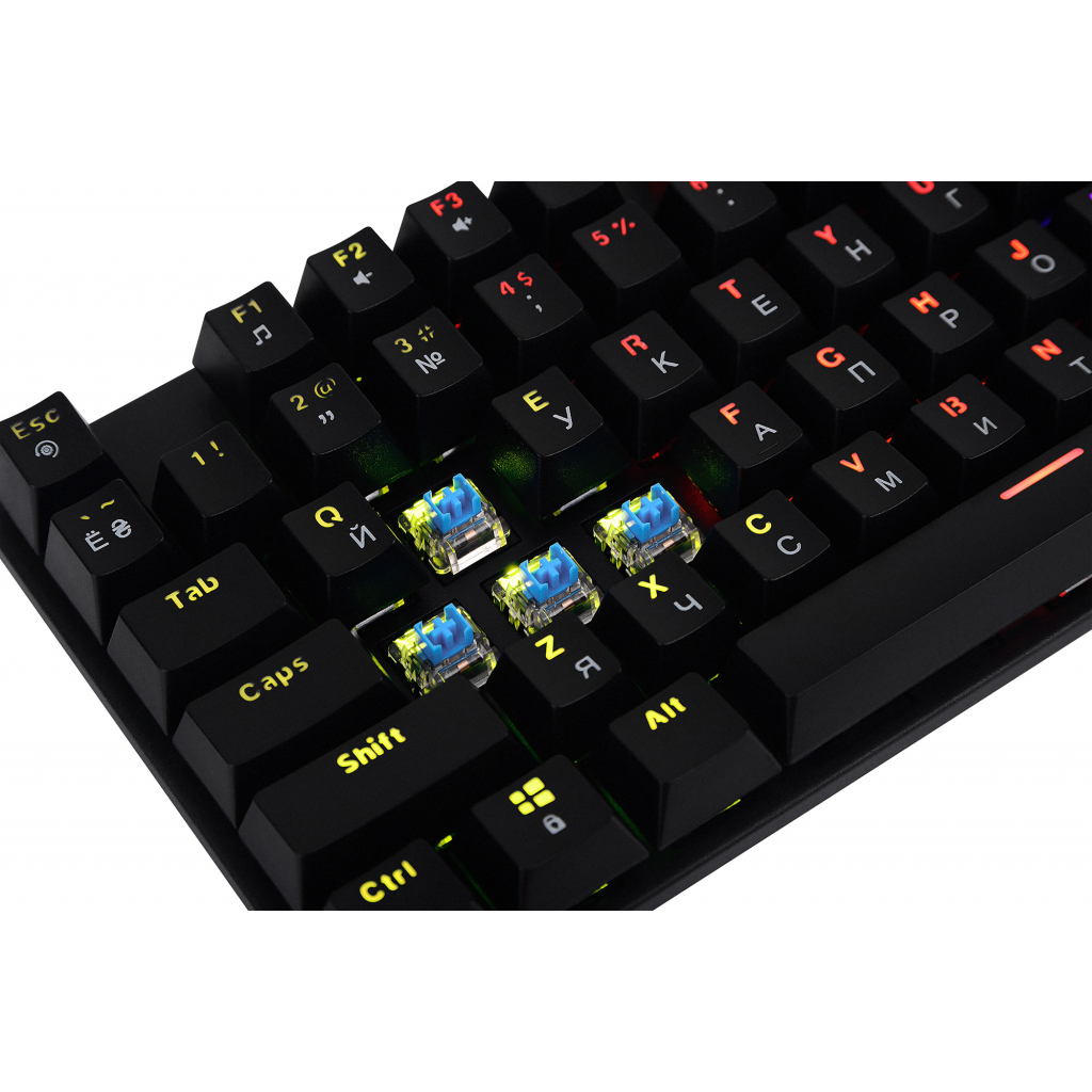 Клавиатура Ergo KB-905 TKL Youhua Blue Switch USB Black (KB-905) - 8