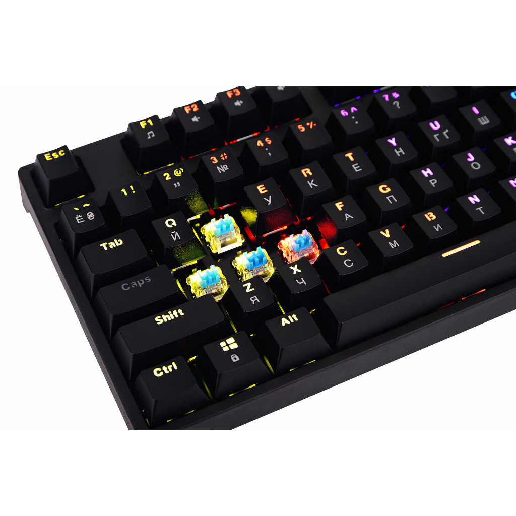 Клавиатура Ergo KB-915 TKL Blue Switch USB Black (KB-915) - 8 Клавиатура Ergo KB-915 TKL Blue Switch USB Black (KB-915) - 8