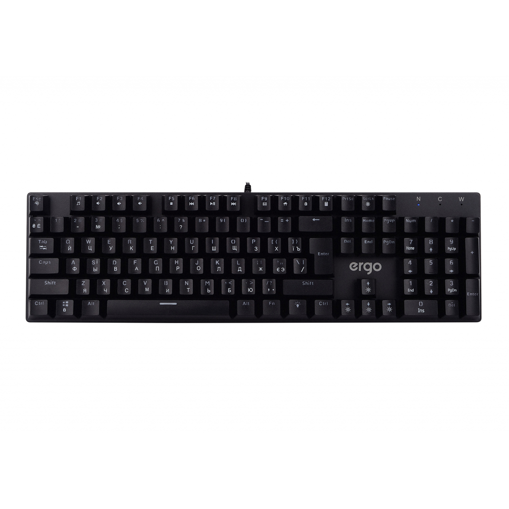Клавиатура Ergo KB-960 Blue Switch USB Black (KB-960) - 9 Клавиатура Ergo KB-960 Blue Switch USB Black (KB-960) - 9