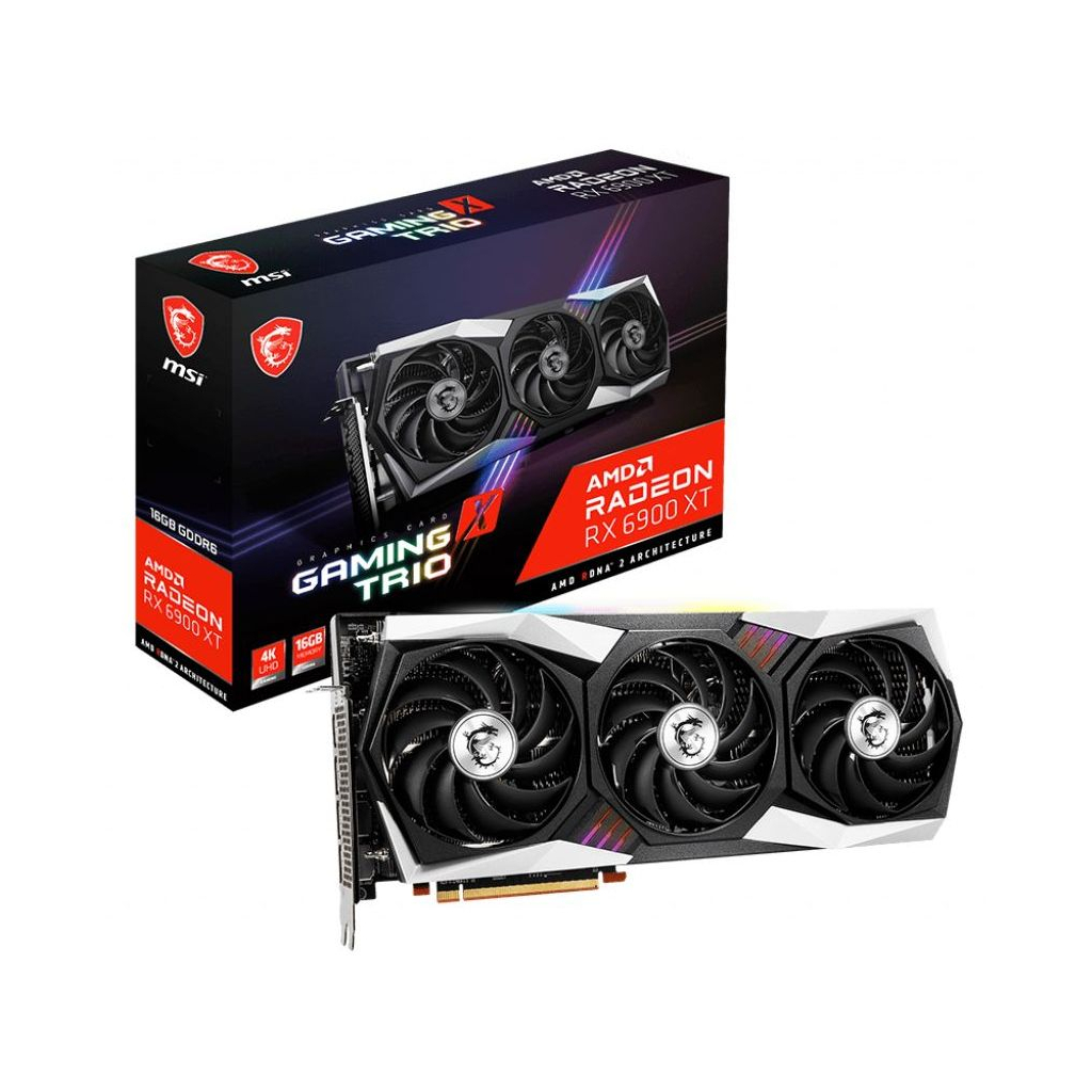 Видеокарта MSI Radeon RX 6900 XT 16Gb GAMING X TRIO (RX 6900 XT GAMING X TRIO 16G)