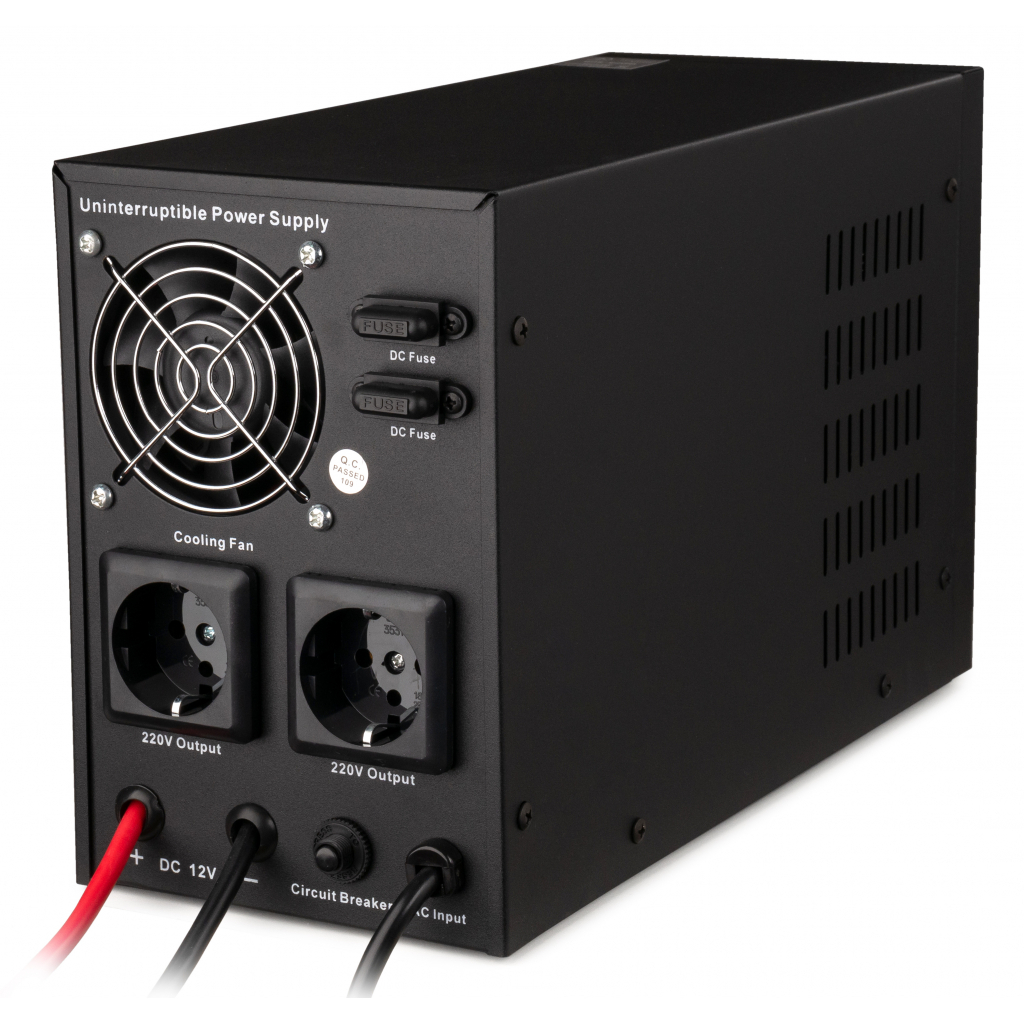 Источник бесперебойного питания Vinga QDPS-800 800VA LCD (QDPS-800) - 1