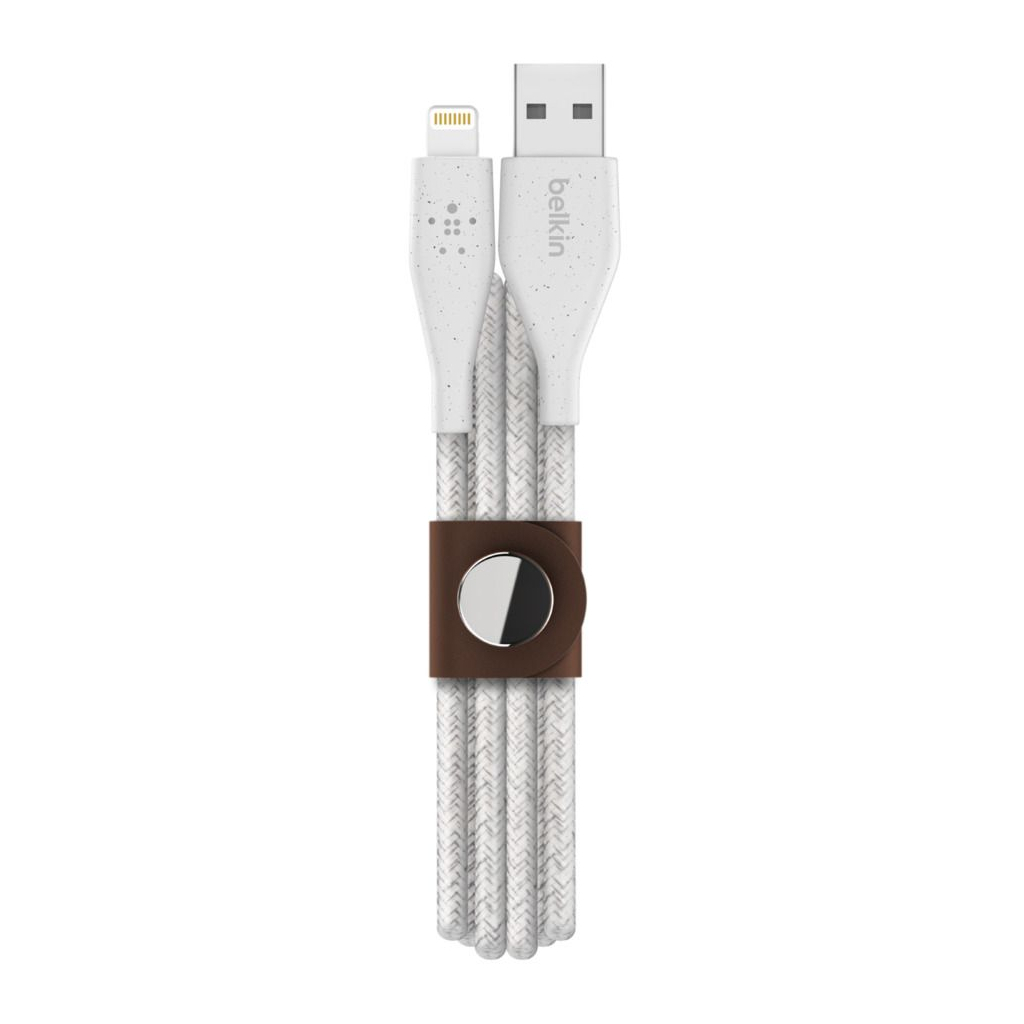 Дата кабель USB 2.0 AM to Lightning 3.0m DuraTek Plus white Belkin (F8J236BT10-WHT) Дата кабель USB 2.0 AM to Lightning 3.0m DuraTek Plus white Belkin (F8J236BT10-WHT)