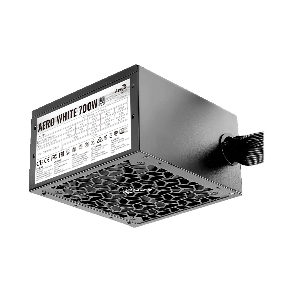 Блок питания AeroCool 700W AERO WHITE (AERO WHITE 700W) - 1 Блок питания AeroCool 700W AERO WHITE (AERO WHITE 700W) - 1