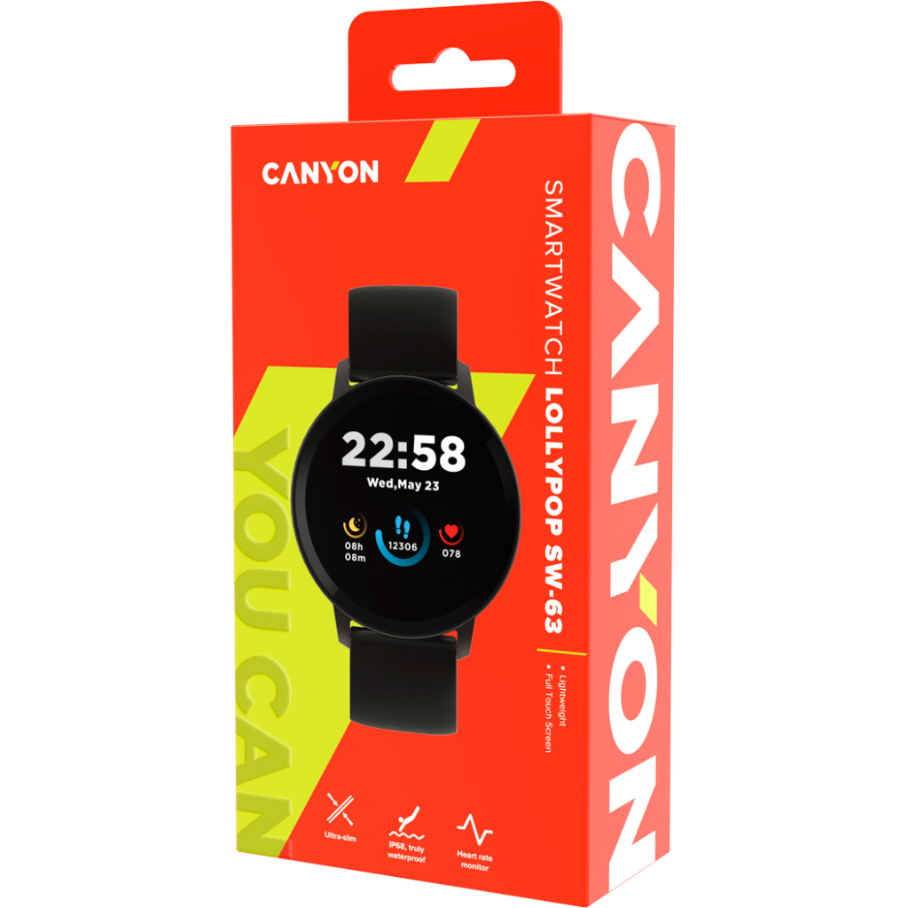 Смарт-часы Canyon CNS-SW63BB Lollypop (CNS-SW63BB) - 6