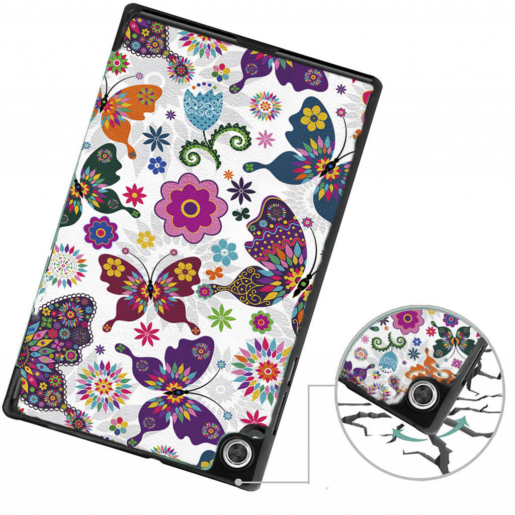 Чехол для планшета BeCover Smart Case Lenovo Tab M10 TB-X306F HD (2nd Gen) Butterfly (706110) - 3 Чехол для планшета BeCover Smart Case Lenovo Tab M10 TB-X306F HD (2nd Gen) Butterfly (706110) - 3