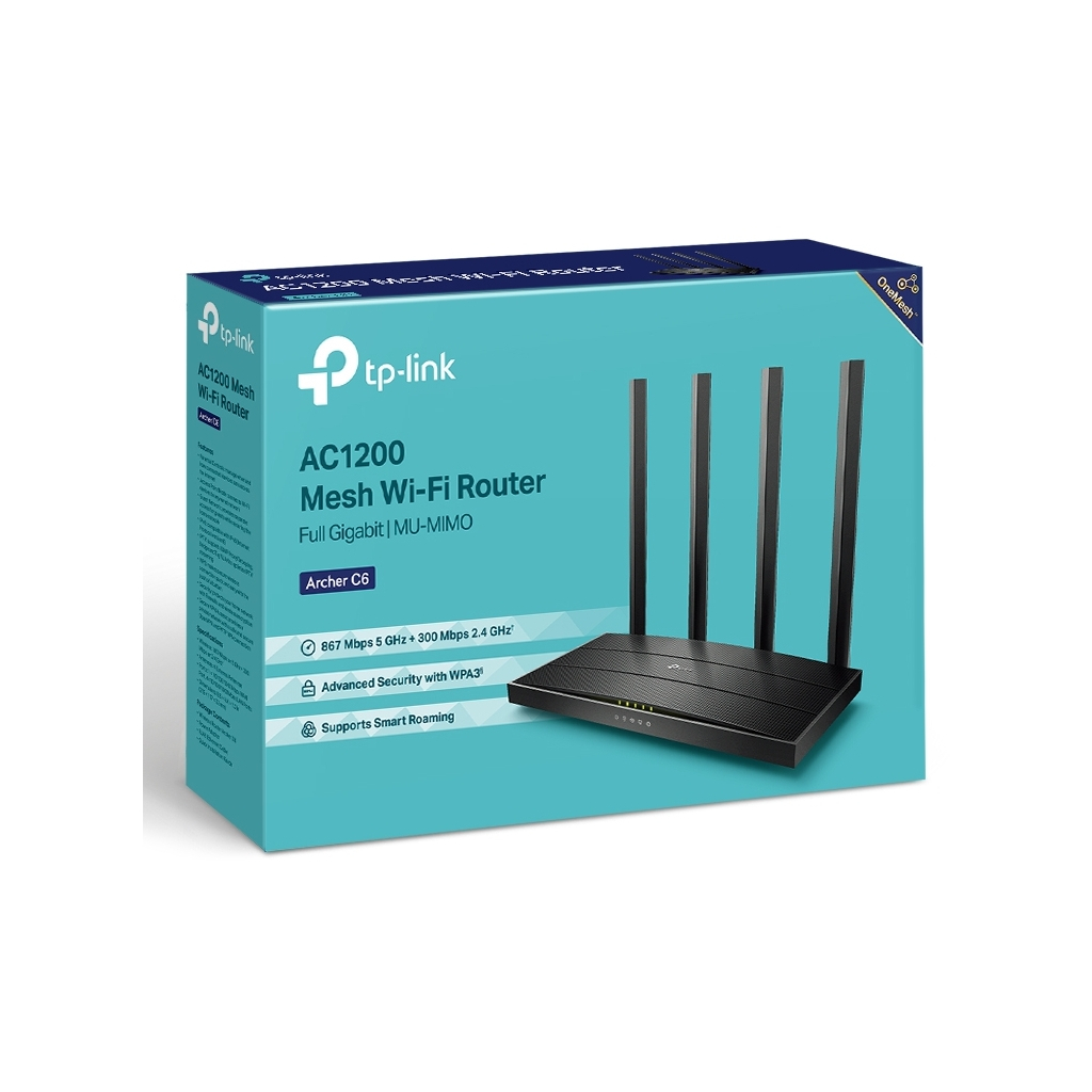 Маршрутизатор TP-Link ARCHER-C6-V4 - 3 Маршрутизатор TP-Link ARCHER-C6-V4 - 3