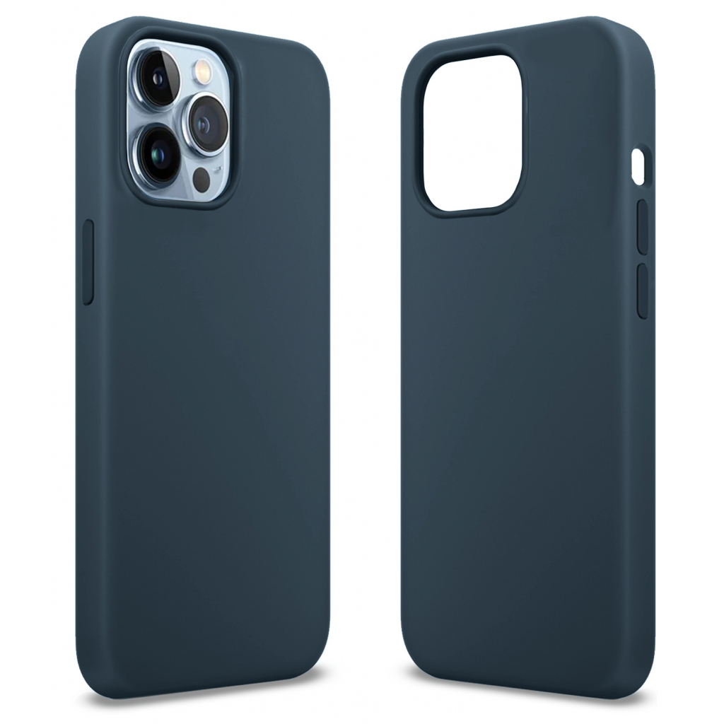 Чехол для моб. телефона MakeFuture Apple iPhone 13 Pro Max Premium Silicone Abyss Blue (MCLP-AI13PMAB)