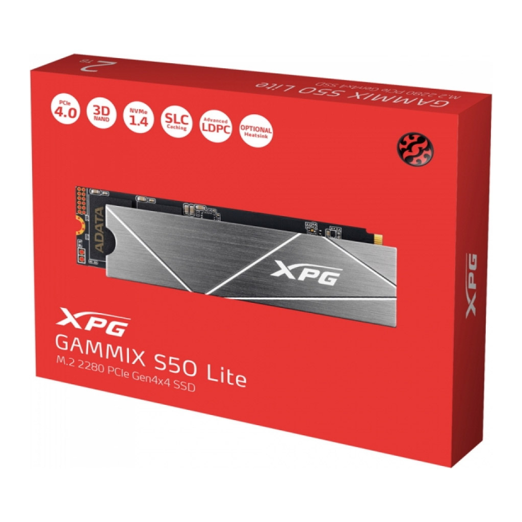 Накопитель SSD M.2 2280 2TB ADATA (AGAMMIXS50L-2T-CS) - 2