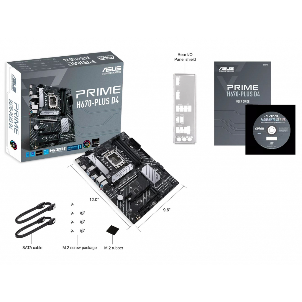 Материнская плата ASUS PRIME H670-PLUS D4 - 7