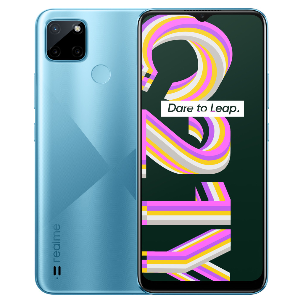 Мобильный телефон realme C21Y 4/64Gb (RMX3263) no NFC Cross Blue - 10
