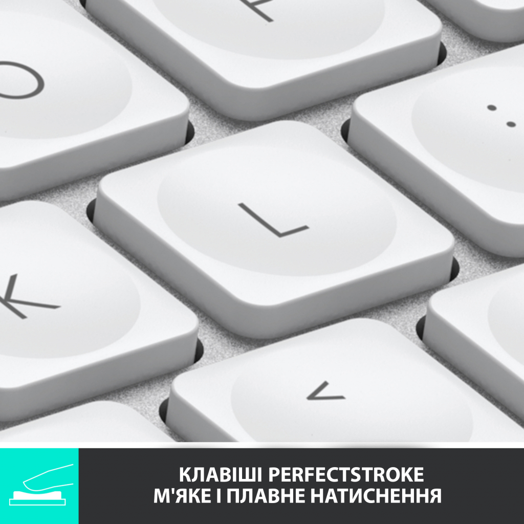 Клавиатура Logitech MX Keys Mini Wireless Illuminated Pale Grey (920-010502) - 1 Клавиатура Logitech MX Keys Mini Wireless Illuminated Pale Grey (920-010502) - 1