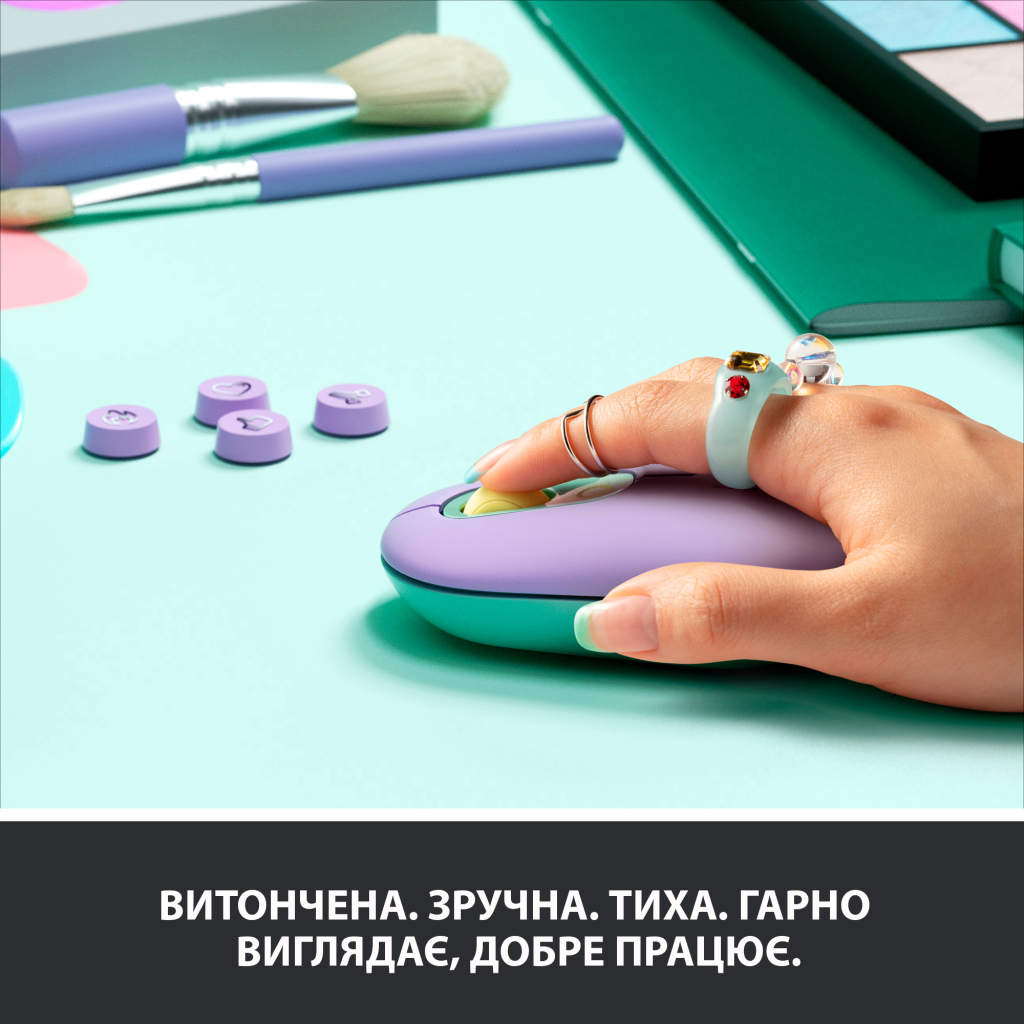 Мышка Logitech POP Mouse Bluetooth Daydream Mint (910-006547) - 3