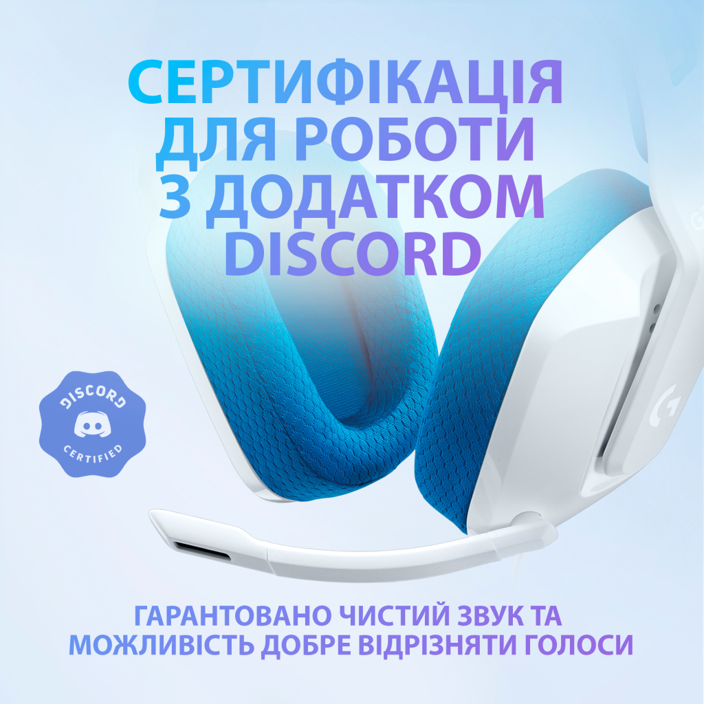 Наушники Logitech G335 Wired Gaming White (981-001018) - 8