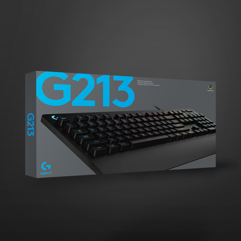 Клавиатура Logitech G213 Prodigy Gaming Keyboard USB UKR (920-010740) - 6