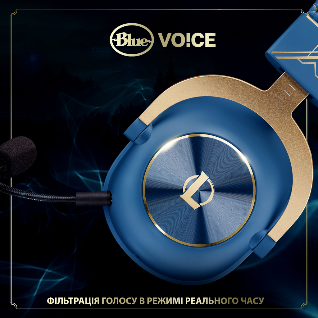 Наушники Logitech G PRO X Gaming Headset League of Legends Edition (981-001106) - 3