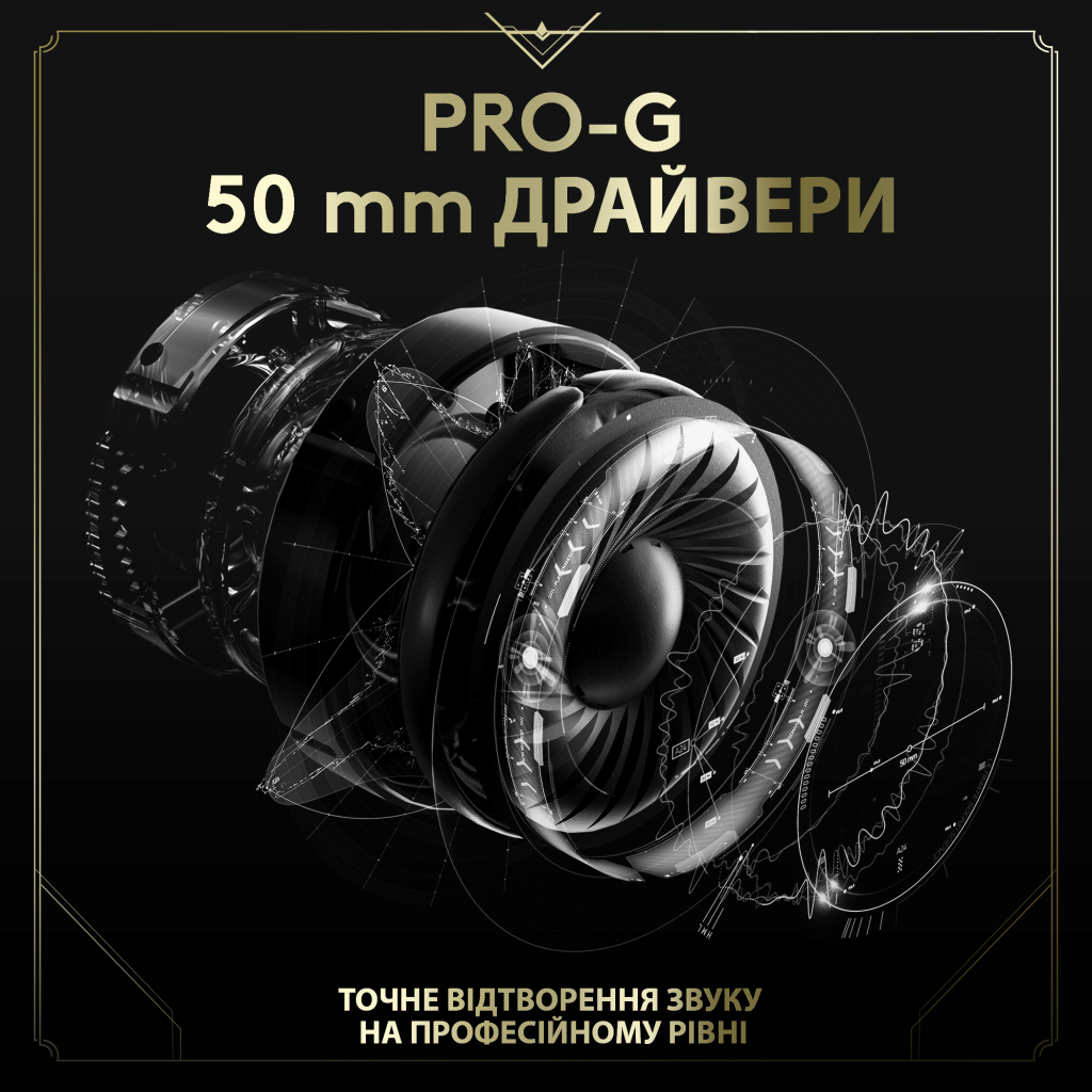 Наушники Logitech G PRO X Gaming Headset League of Legends Edition (981-001106) - 4