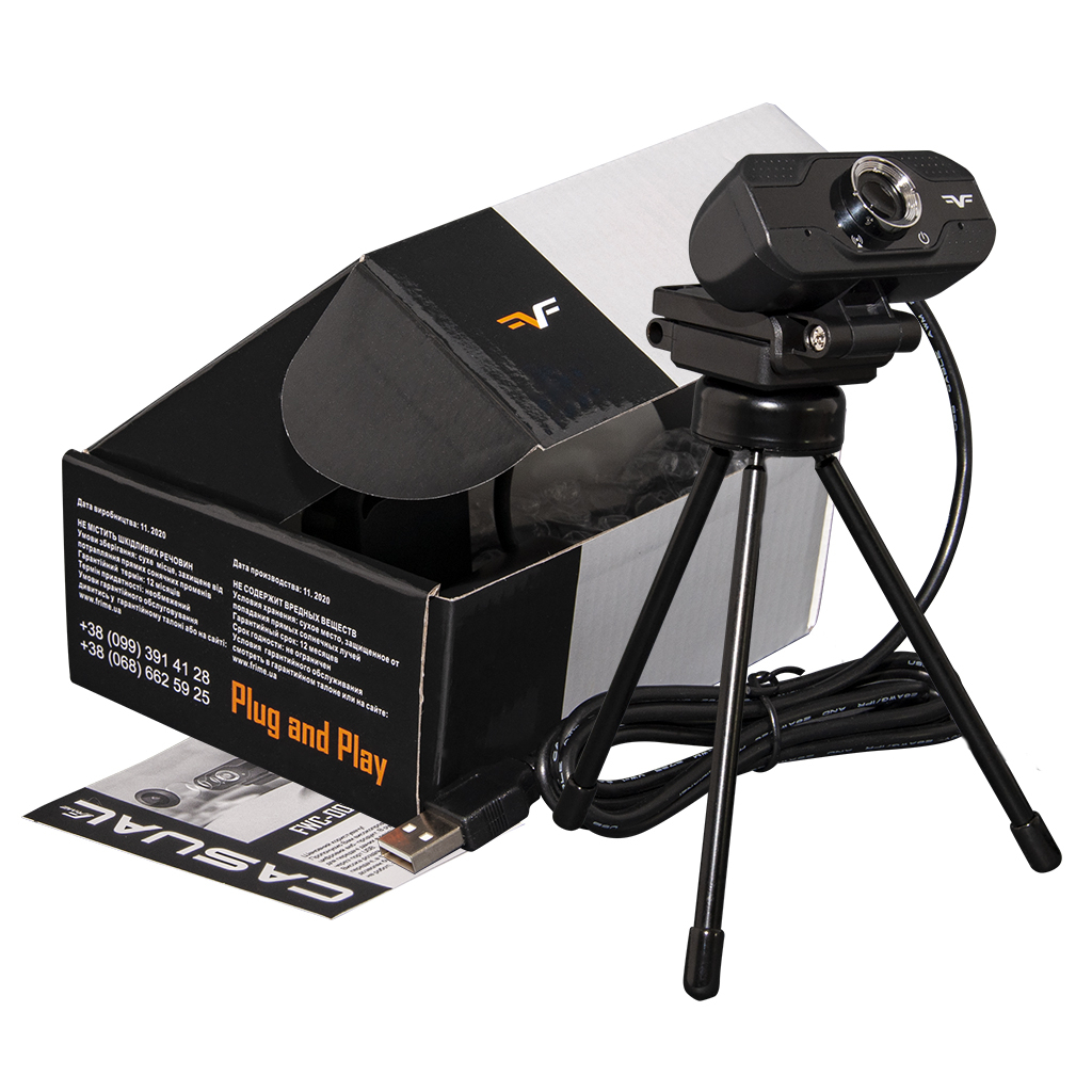 Веб-камера Frime FHD Black (FWC-006) - 5