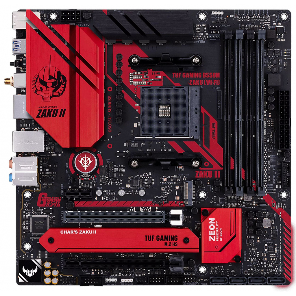 Материнская плата ASUS TUF GAMING B550M ZAKU WI-FI - 1