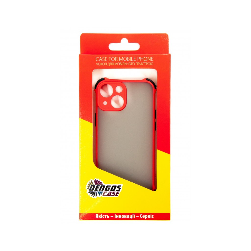 Чехол для моб. телефона Dengos Matte Bng iPhone 13 Mini (red) (DG-TPU-BNG-16) - 3