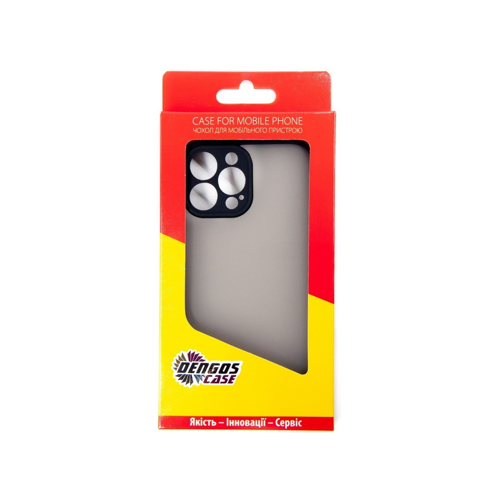 Чехол для моб. телефона Dengos Matte Bng iPhone 13 Pro (black) (DG-TPU-BNG-14) - 1 Чехол для моб. телефона Dengos Matte Bng iPhone 13 Pro (black) (DG-TPU-BNG-14) - 1