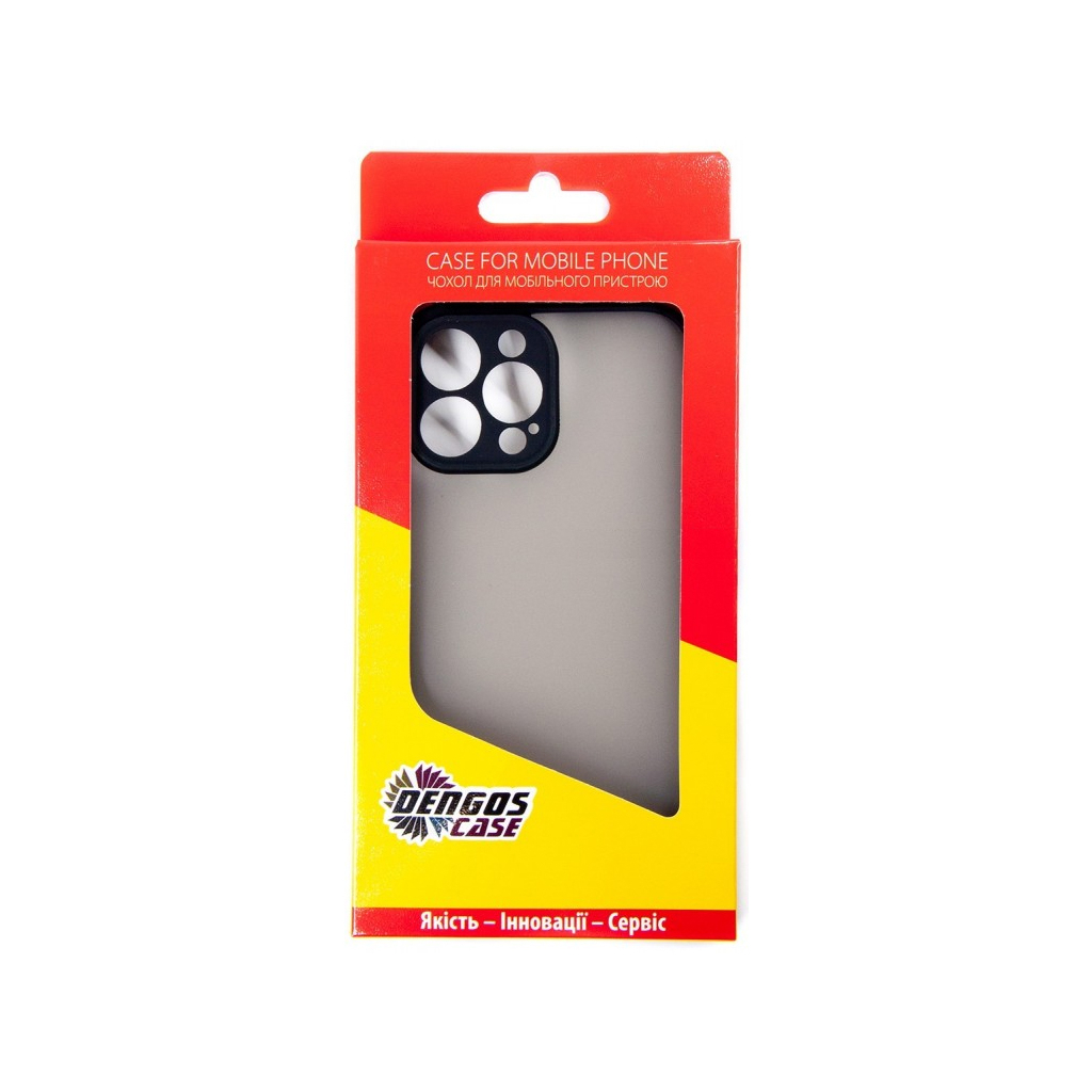 Чехол для моб. телефона Dengos Matte Bng iPhone 13 Pro Max (black) (DG-TPU-BNG-15) - 1