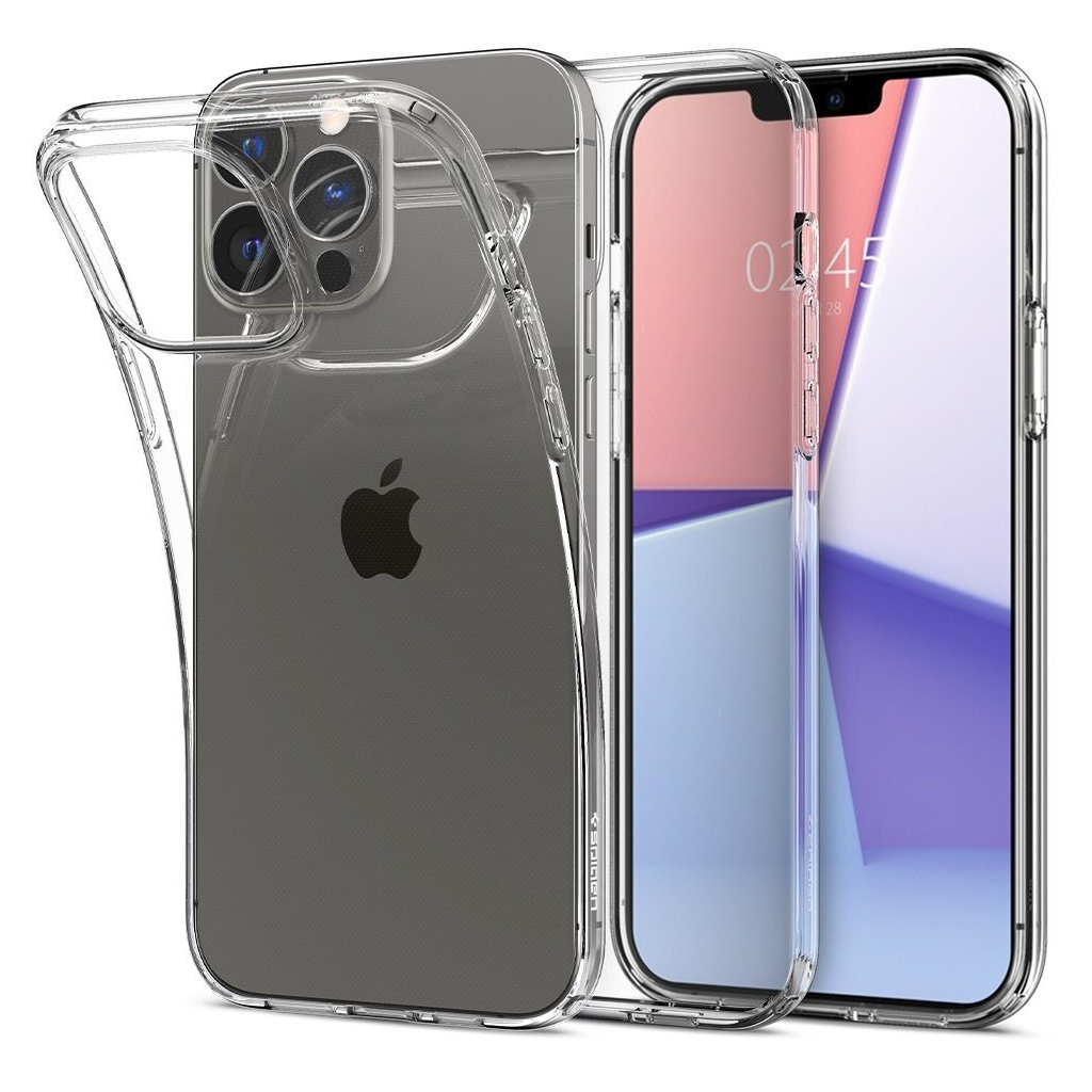 Чехол для моб. телефона Spigen Apple iPhone 13 Pro Max Liquid Crystal, Crystal Clear (ACS03197) - 1