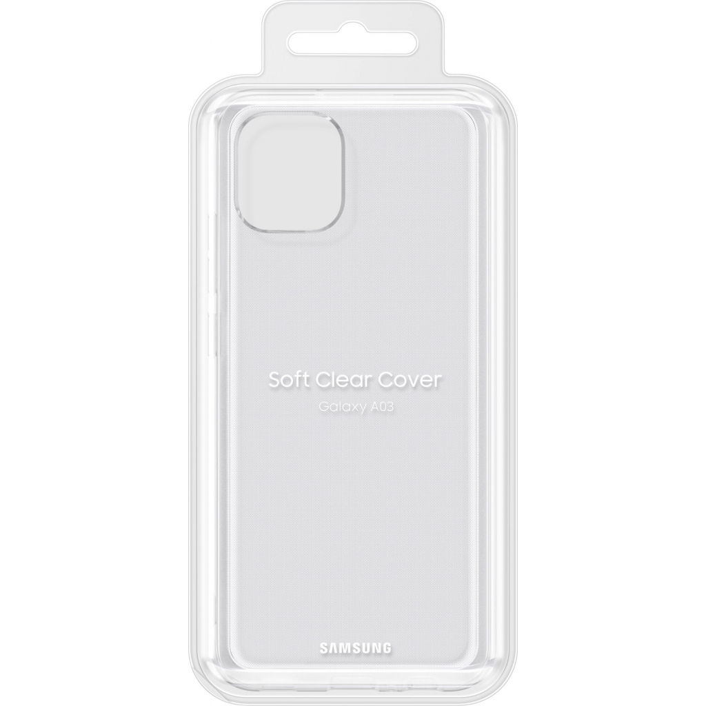 Чехол для моб. телефона Samsung A03 Soft Clear Cover Transparent (EF-QA035TTEGRU) - 1