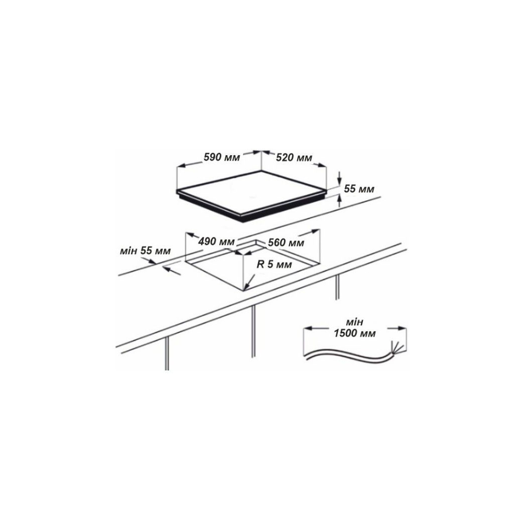 Варочная поверхность Grunhelm GPC 610 B - 2 Варочная поверхность Grunhelm GPC 610 B - 2