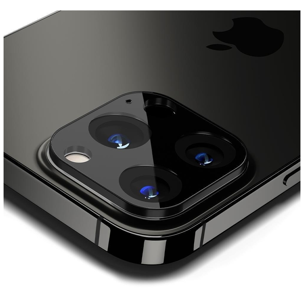 Стекло защитное Spigen Apple Iphone 13 Pro Max/13 Pro Camera tR Optik, Black (2P) (AGL03381) - 3