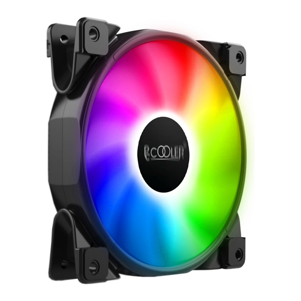 Кулер для корпуса PcСooler Halo Fixed Color Fan - 1 Кулер для корпуса PcСooler Halo Fixed Color Fan - 1