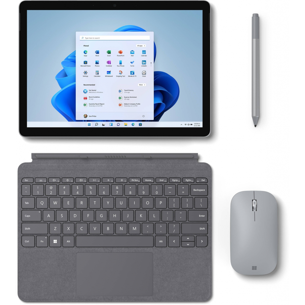 Планшет Microsoft Surface GO 3 10.5/Intel i3-10100Y/8/128F/int/W10P/Platinum (8VD-00033) - 8 Планшет Microsoft Surface GO 3 10.5/Intel i3-10100Y/8/128F/int/W10P/Platinum (8VD-00033) - 8