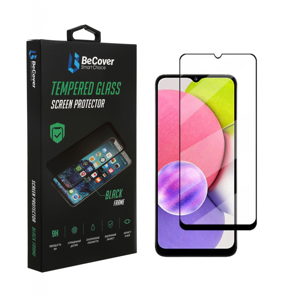 Стекло защитное BeCover Samsung Galaxy A03 Core SM-A032/ A03 SM-A035 Black (707102) Стекло защитное BeCover Samsung Galaxy A03 Core SM-A032/ A03 SM-A035 Black (707102)