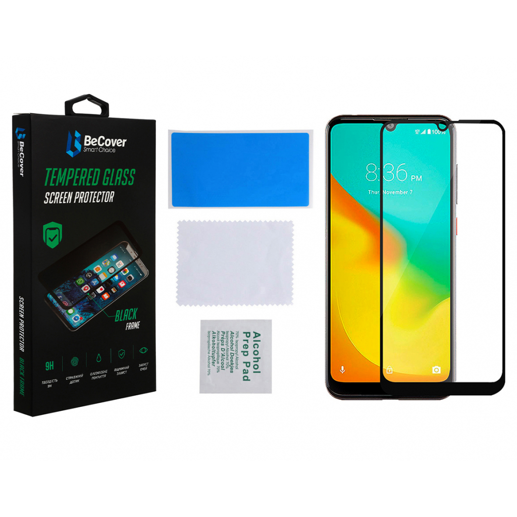Стекло защитное BeCover ZTE Blade A51 Lite / A5 2020 Black (706913) - 2 Стекло защитное BeCover ZTE Blade A51 Lite / A5 2020 Black (706913) - 2
