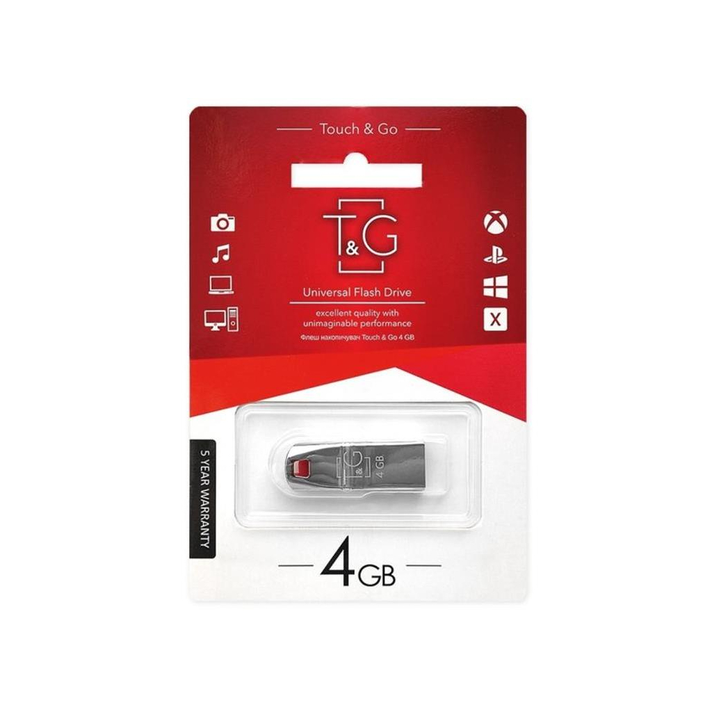 USB флеш накопитель T&G 4GB 115 Stylish Series USB 2.0 (TG115-4G) - 2