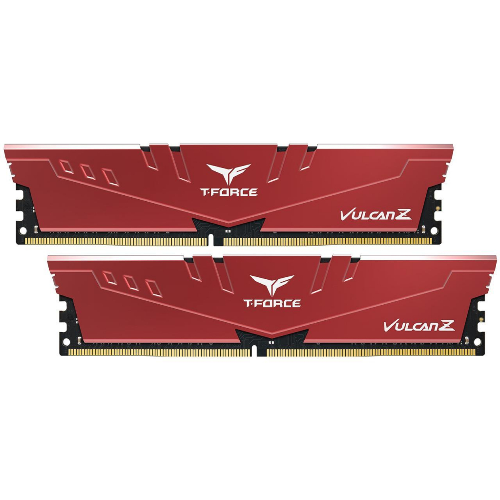 Модуль памяти для компьютера DDR4 32GB (2x16GB) 3200 MHz T-Force Vulcan Z Red Team (TLZRD432G3200HC16CDC01)