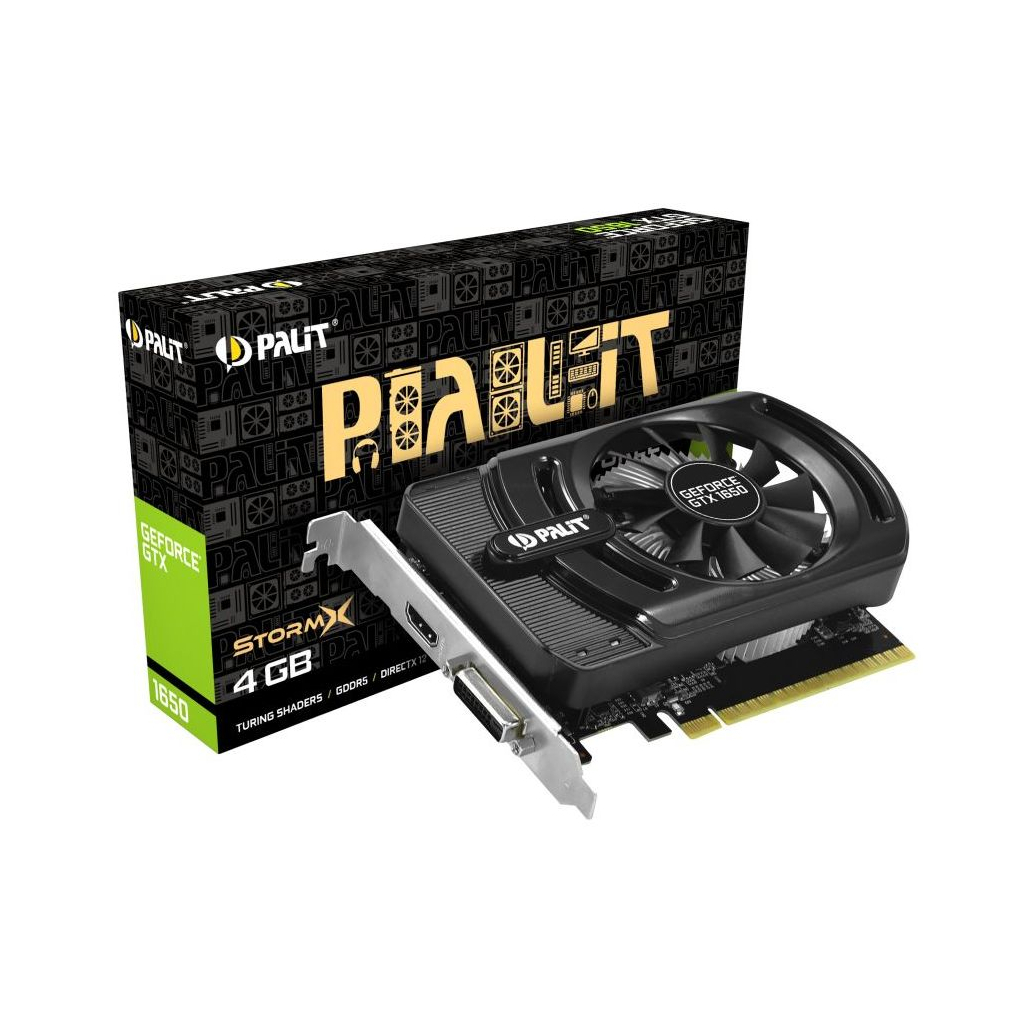 Видеокарта Palit GeForce GTX1650 4096Mb StormX (NE51650006G1-1170F) - 9