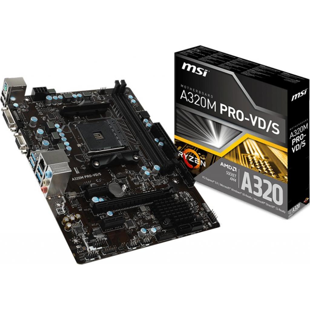 Материнская плата MSI A320M PRO-VD/S