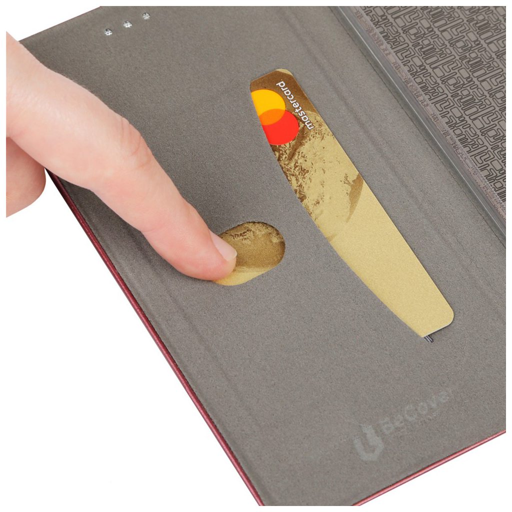 Чехол для моб. телефона BeCover Exclusive Samsung Galaxy A03s SM-A037 Burgundy Red (707008) - 4