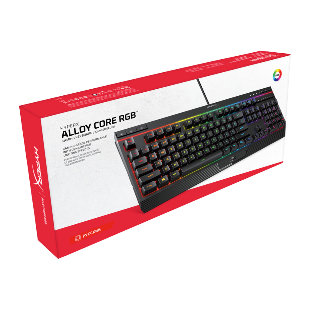 Клавиатура HyperX Alloy Core RGB (4P4F5AX) - 4