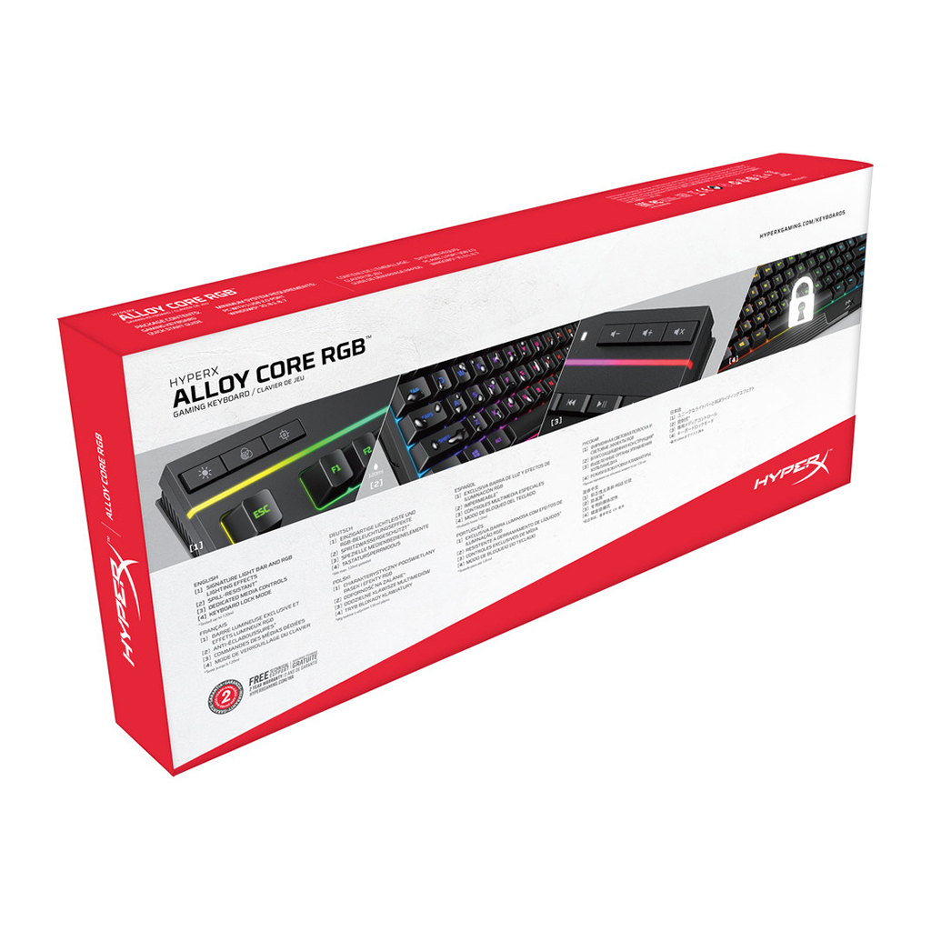 Клавиатура HyperX Alloy Core RGB (4P4F5AX) - 5