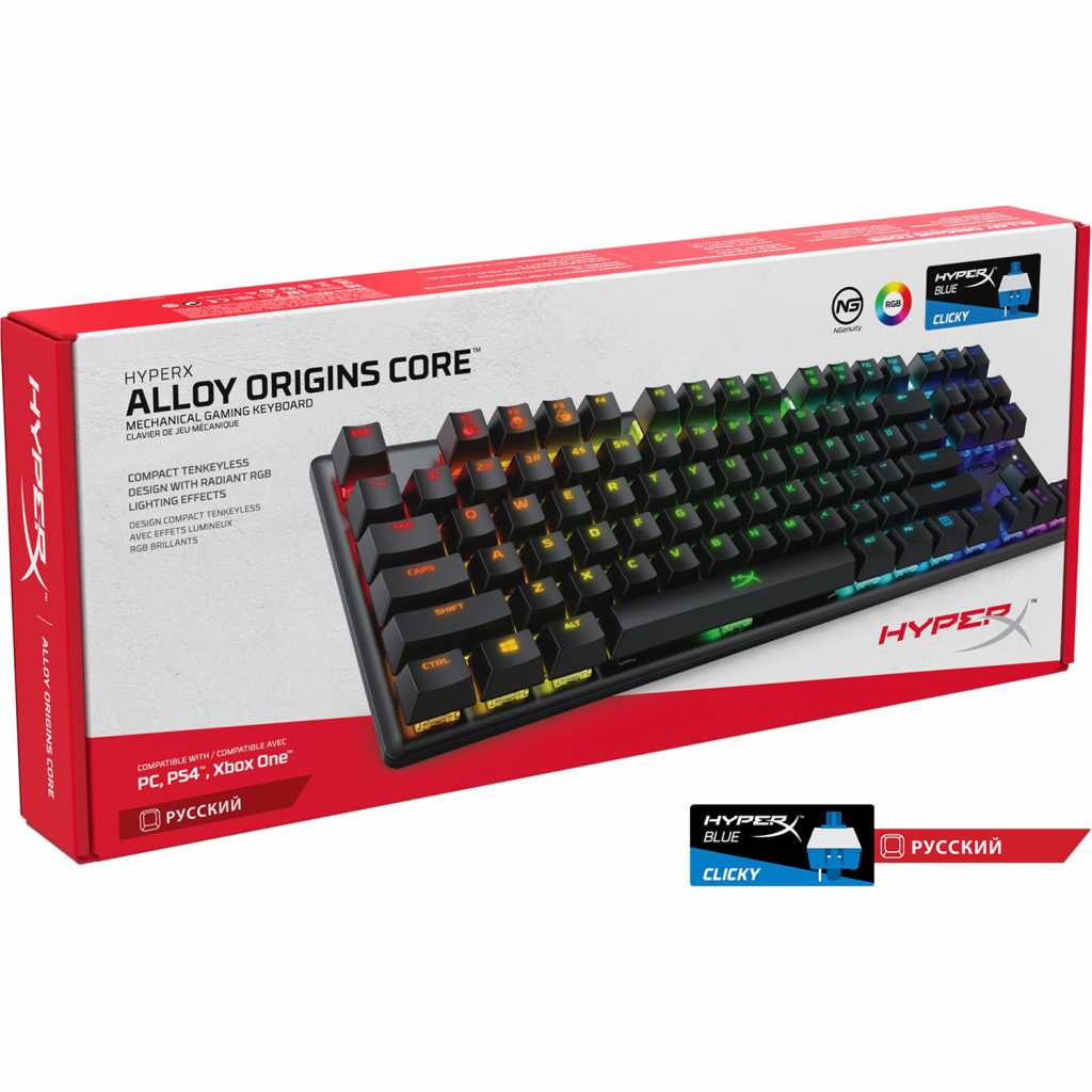 Клавиатура HyperX Alloy Origins Core HX Blue (4P5P2AX) - 5