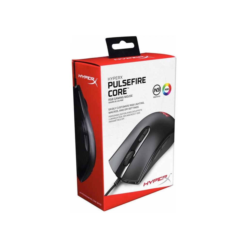 Мышка HyperX Pulsefire Core RGB Black (4P4F8AA) - 5