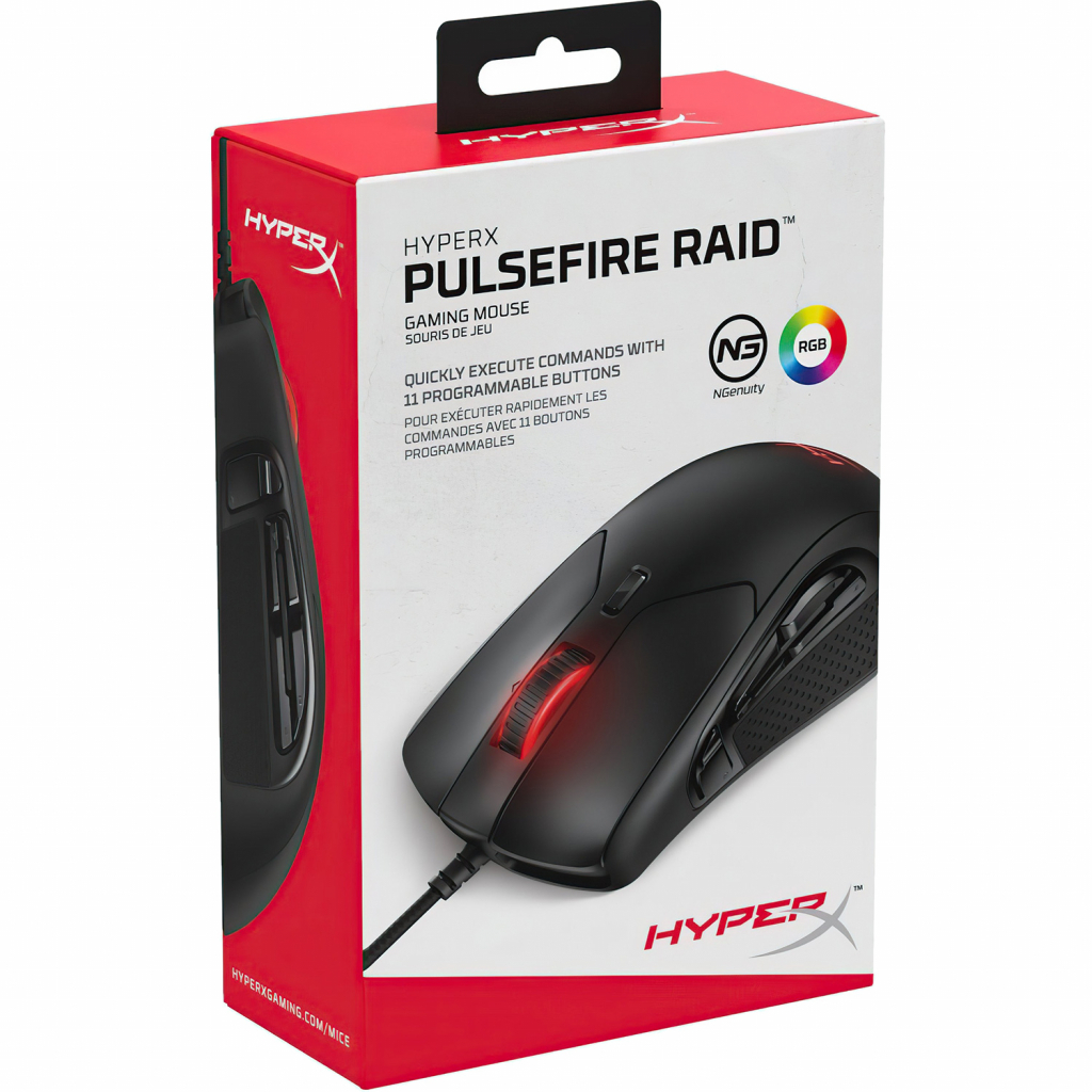 Мышка HyperX Pulsefire Raid USB Black (4P5Q3AA) - 3