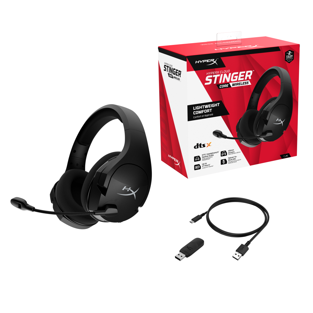 Наушники HyperX Cloud Stinger Core Wireless 7.1 Black (4P4F0AA) - 8 Наушники HyperX Cloud Stinger Core Wireless 7.1 Black (4P4F0AA) - 8