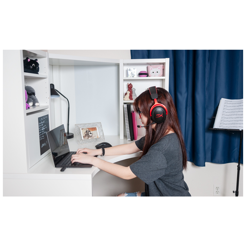 Наушники HyperX Cloud II Wireless Black-red (4P5K4AA) - 10