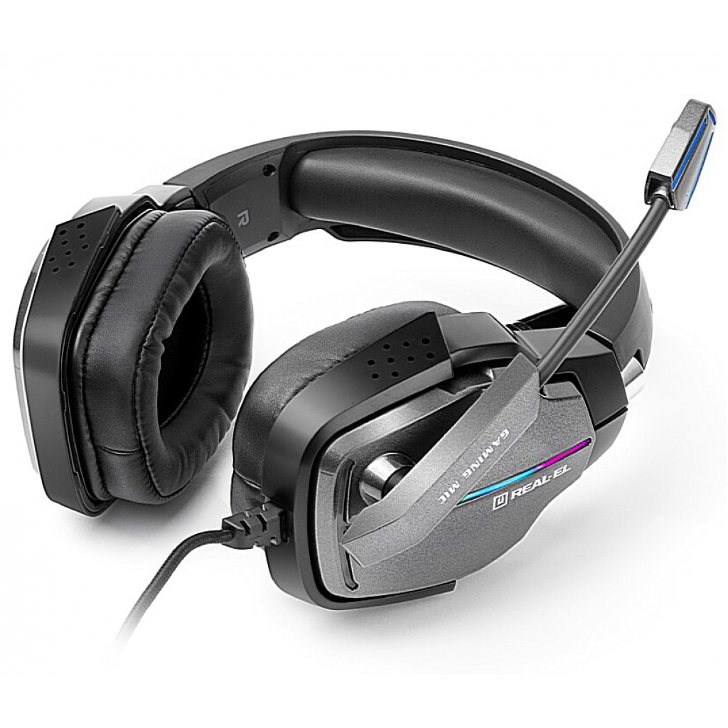 Наушники REAL-EL GDX-7680 Black - 5