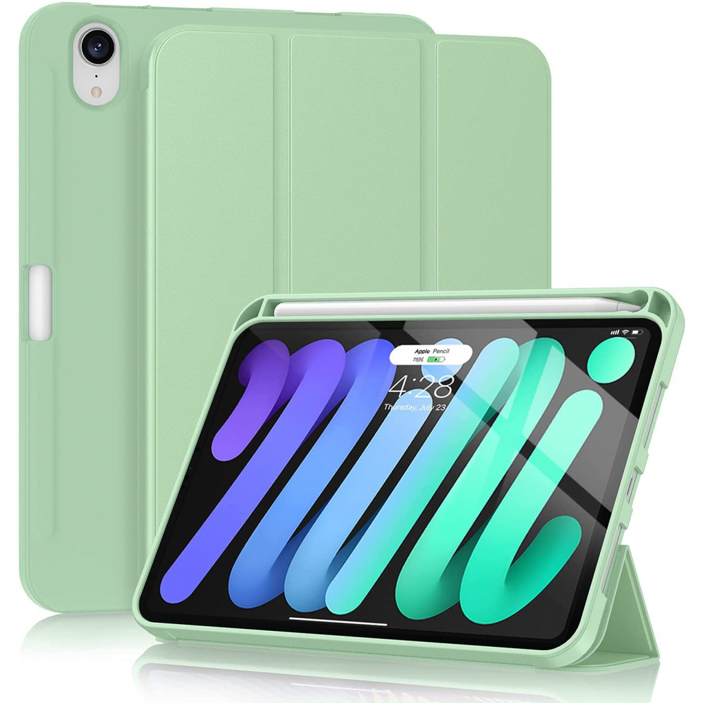Чехол для планшета BeCover Direct Charge Pen Apple iPad mini 6 2021 Green (706786) - 1 Чехол для планшета BeCover Direct Charge Pen Apple iPad mini 6 2021 Green (706786) - 1